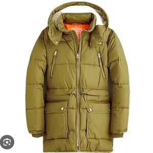 J. Crew Chateau Puffer Jacket - M